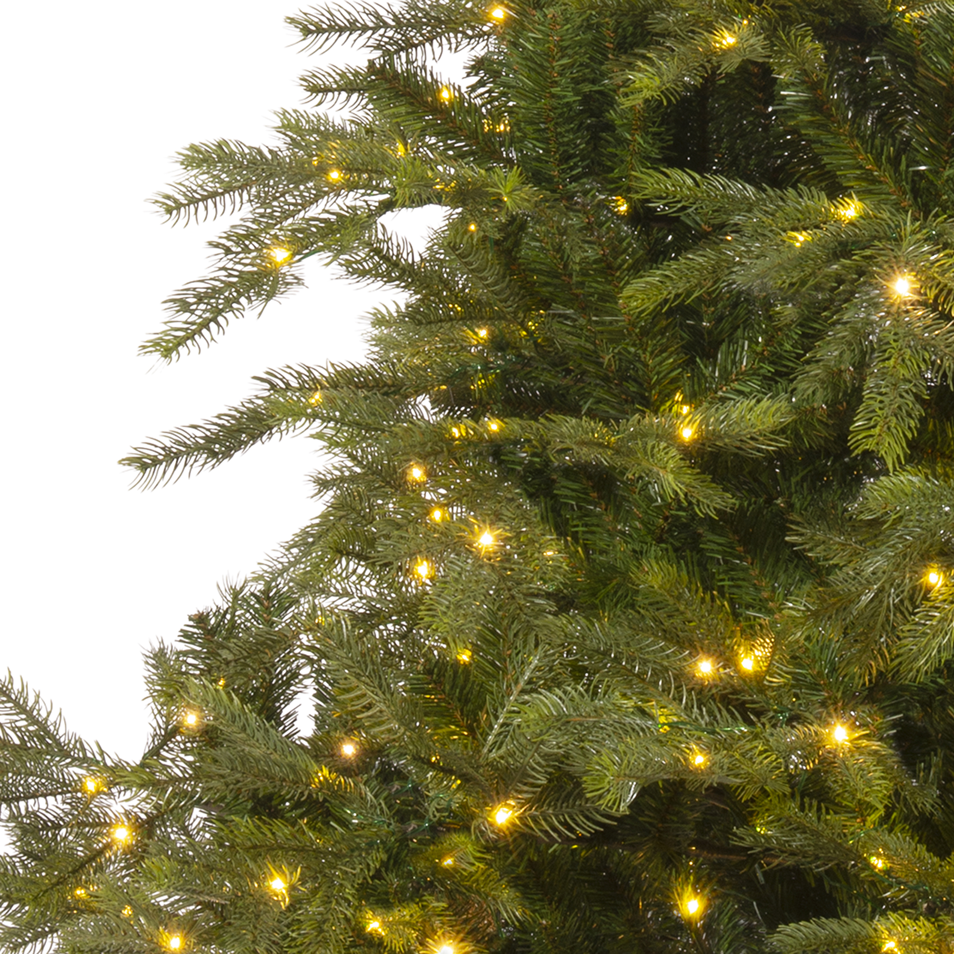 Agujas mixtas de PVC y PE con 2837 puntas de ramas hechas a mano Kaemingk Everlands Árbol de Navidad artificial de abeto Noruega de 180 cm 